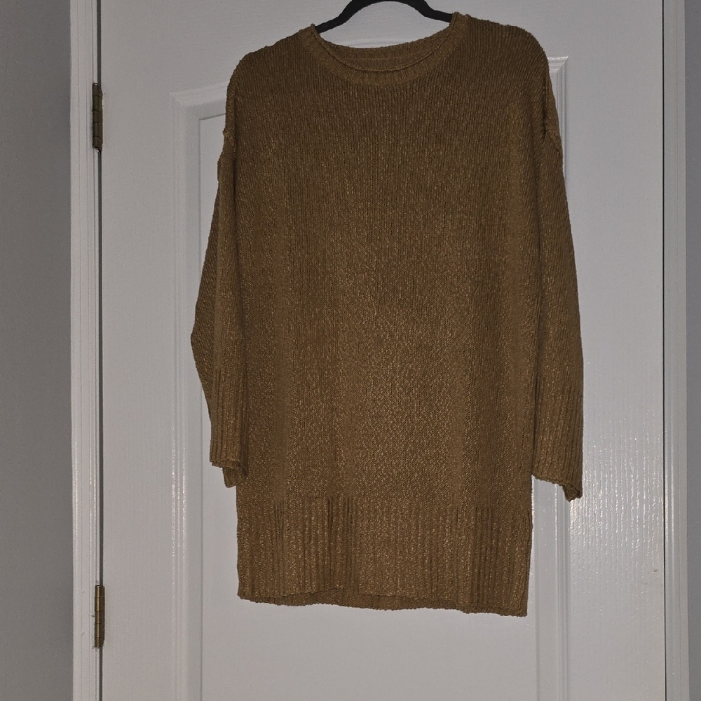 Cozy Brown Knit Sweater